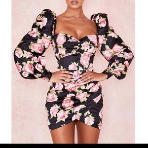 Floral Bustier Dress